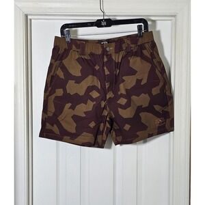 QILO Tactical KommandoStore EDC Shorts Mens Large Brown Maroon Splinter Camo NEW